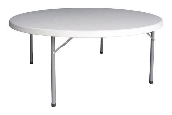 Masa pliabila Comfort, Pako World, Valiza Alba, 180x180x74 cm