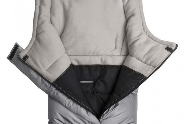 Sac de dormit de iarna Sensillo 3 in 1 Polar Gri pentru carucior si scaun auto