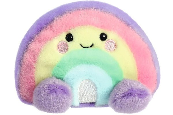 Aurora Palm Pals - Jucarie de Plus Curcubeu, 13 cm