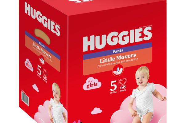 Scutece chilotel, Fetite, Marimea 5, 12-17 kg, 68 bucati, Huggies