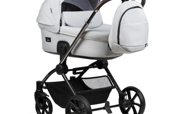 Carucior pentru copii Buba Kanatitza Risso 2 in 1 cu suspensii, scaun reversibil, rucsac, suport pahar, plasa insecte si husa ploaie