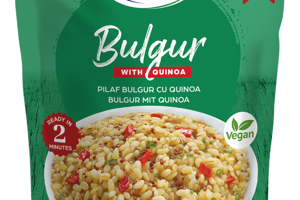 Preparat Gata de Consum: Pilaf Bulgur cu Quinoa, 250g, Legurme
