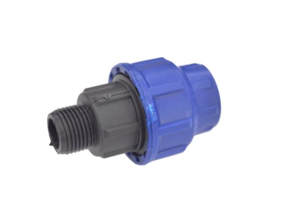 Racord compresiune PE  filet exterior  40 mm x 1 1/4
