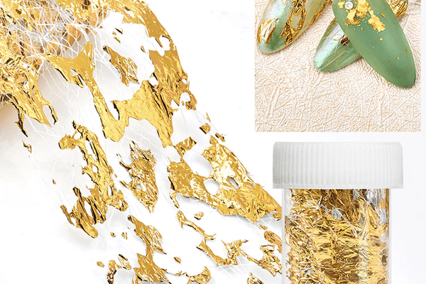 Foita decor unghii 4x50cm. Q003 Gold