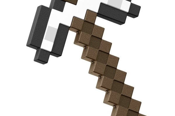 Piesa de Colectie Minecraft Roleplay - Piolet din Fier 35 cm