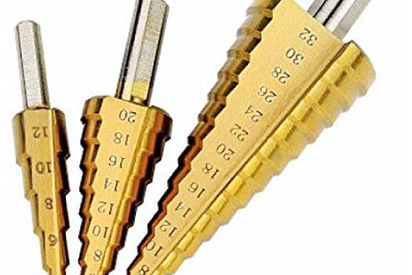 Set 3 FREZE Burghie in trepte pentru metal 4-32 mm