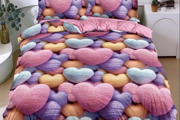Lenjerie Color Love(Bumbac Satinat)