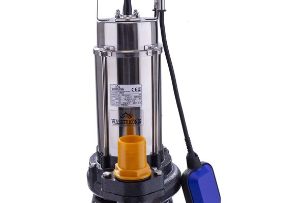 Pompa submersibila Wasserkonig PSI17, particule max. 25 mm, putere 1700 W, debit 21000 l/h, inaltime refulare 17 m