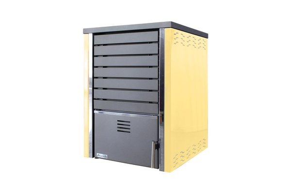 Centrala pe lemne FORNELLO SAUNA CREAM 30 kw pe combustibil solid ( lemn,carbune,bricheti ) ce se poate utiliza pentru incalzirea locuintelor, si este echipat cu pompa de circulatie