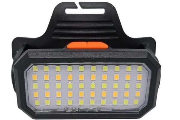 Lanterna de Cap 6 Moduri reincarcabila prin USB 50 LED Rectangulara