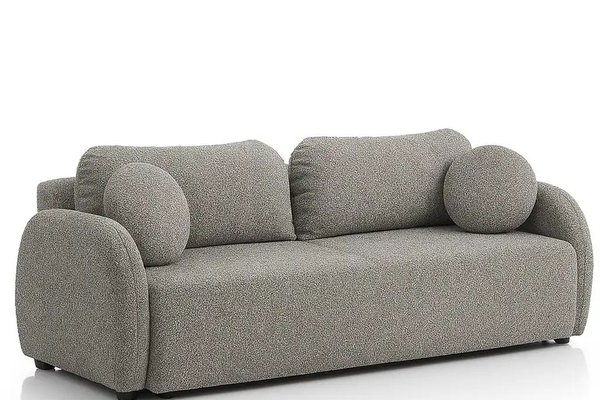Canapea extensibila 3 locuri cu lada 226cm – stofa bej – Nova