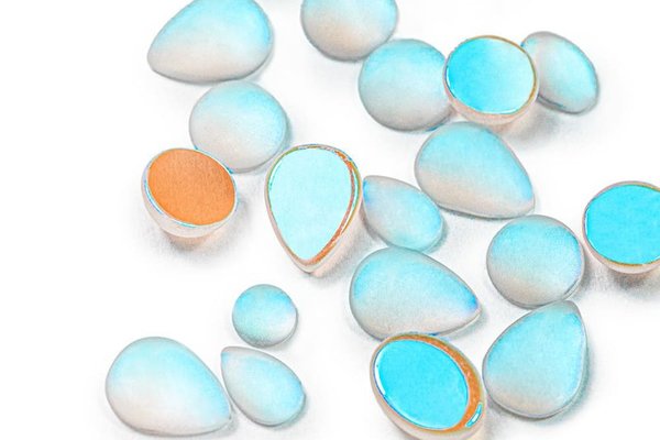 Pietricele Decorative 3D Pentru unghii – Opalescente Bleu - Everin