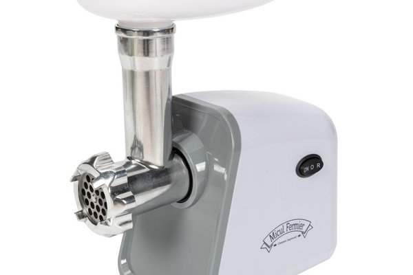 Masina de Tocat Carne Electrica, 500W, 50 kg/h, cu Accesorii Carnati si Rosii, Micul Fermier GF-2032