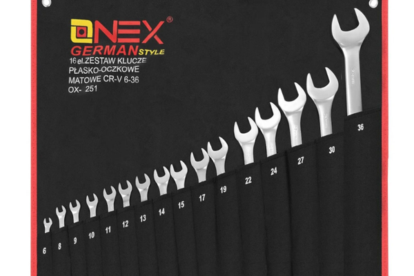 Set chei fixe combinate Onex 6 / 36mm cu 16 piese Cr V OX 251