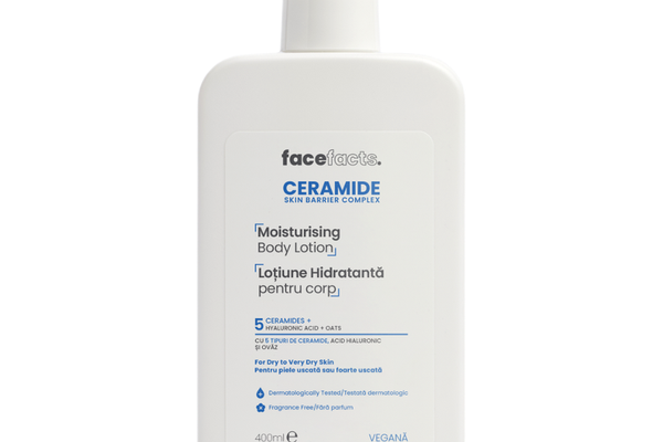 Lotiune hidratanta pentru corp cu Ceramide 400ml de la Face Facts