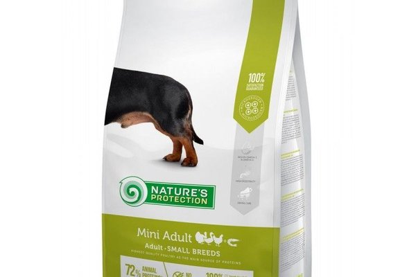 Nature's Protection Dog Mini Adult Poultry with Krill, 2 kg