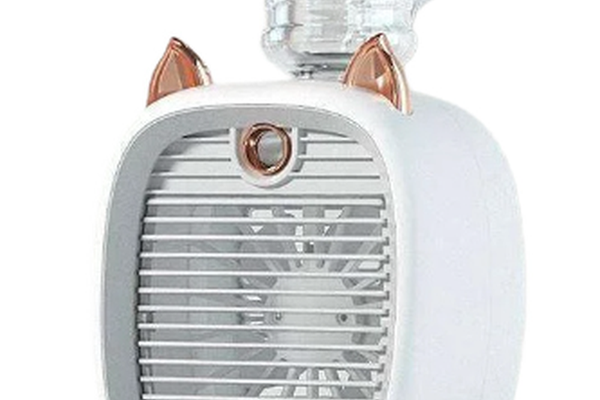 Ventilator portabil reincarcabil cu pulverizator de apa Andowl Q HF2