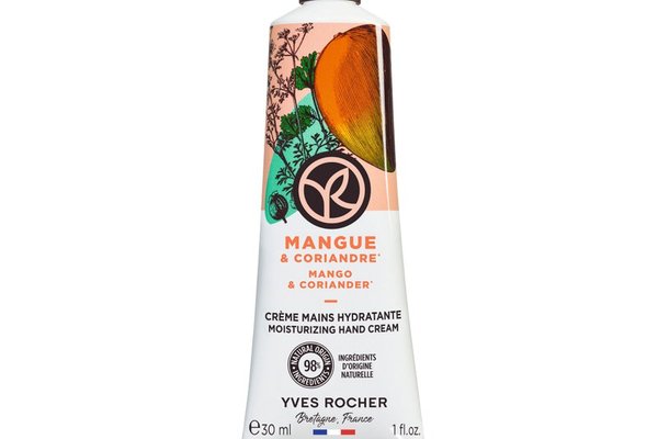 Crema hidratanta pentru maini cu mango si coriandru, 30ml, Yves Rocher