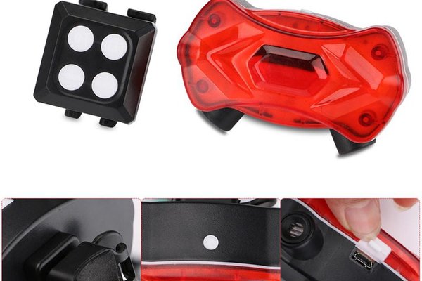 Semnalizare Bicicleta KXK-03 cu Telecomanda  Semnalizare si Incarcare USB