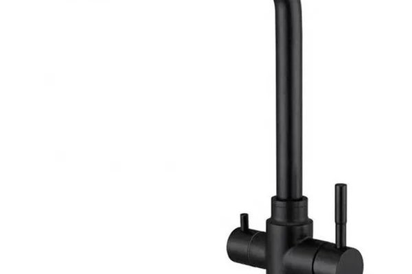 Baterie neagra cu 3 cai design modern pentru sistemele de filtrare