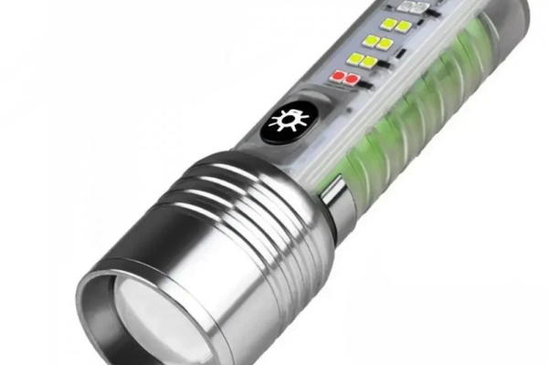 Mini lanterna de mana BL 520D cu COB, XPE, lupa tip C si magnet