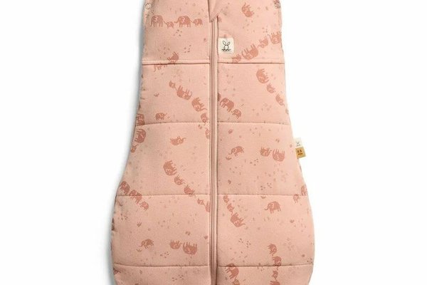 ErgoPouch Elephant Parade, sistem de infasat si sac de dormit 2 in 1, 0-3 luni, 3-6 kg, TOG 2.5