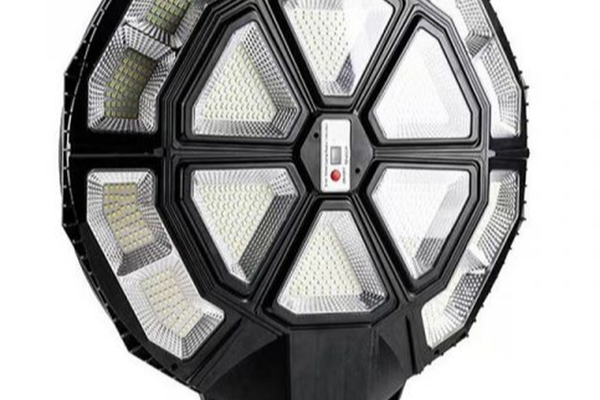 UB Lampa solara stradala  990 LED putere 1000W cu telecomanda ROTUNDA SUS