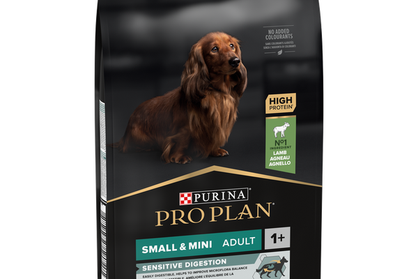 PURINA PRO PLAN ADULT Sensitive Digestion, Talie Mică și Foarte Mică, Miel, 7 kg