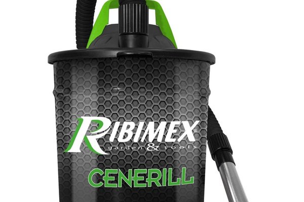 Aspirator de cenusa Ribimex Cenerill, 1000 W, rezervor metalic de 18 l, 220 V