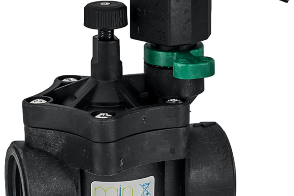 Electrovalva Rn150 Home Pentru Sisteme De Irigare, Dimensiune 1" ,presiune 1-12 Bari,tensiune 24V,Conexiune Filet Interior,negru