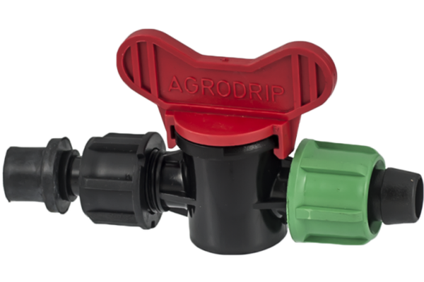 Conector Cu Robinet Si Garnitura Pentru Tub De Picurare,Dimensiune 16mm, Presiune 4 Bari