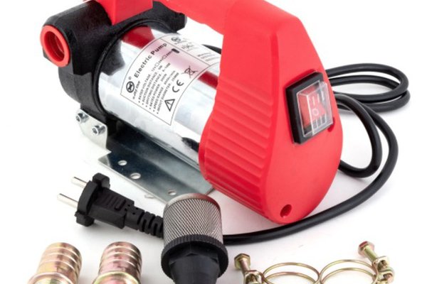 Pompa electrica 220v transfer motorina, 40L/ min maner ROSU