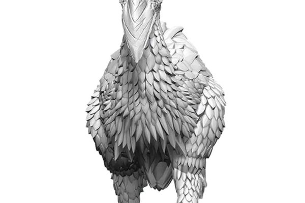 Miniatura Nepictata D&D Nolzur's Marvelous - Pasarea Axe Beak