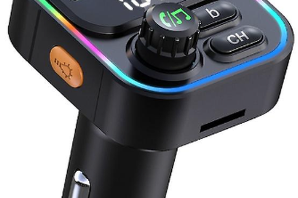 Modulator FM Auto cu Funcție Bluetooth Wireless RGB 7 Culori