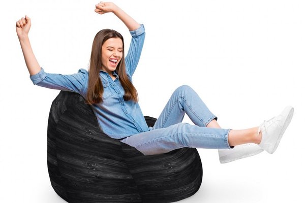 Fotoliu Puf Updeco Para XL Negru