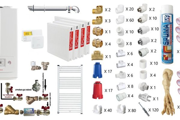 Pachet de incalzire pentru apartament 3 camere - Immergas Victrix Omnia V2 26
