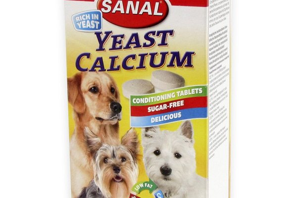 Sanal Dog Yeast Calcium 100 tablete - Supliment Natural pentru Caini