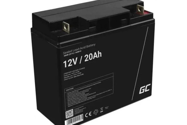 Acumulator plumb acid GreenCell 12V 20AH, terminal F3 (M5), 181x77x160(167) mm, AGM10