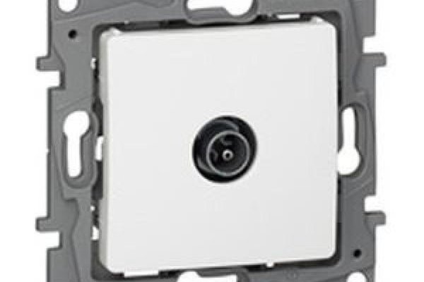 Priza TV tata de capat 5dB alba 664555 - Solutie de conectare eficienta