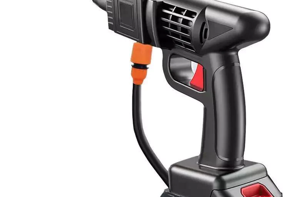 Pistol de spalat cu presiune portabil cu 2 acumulatori 48V