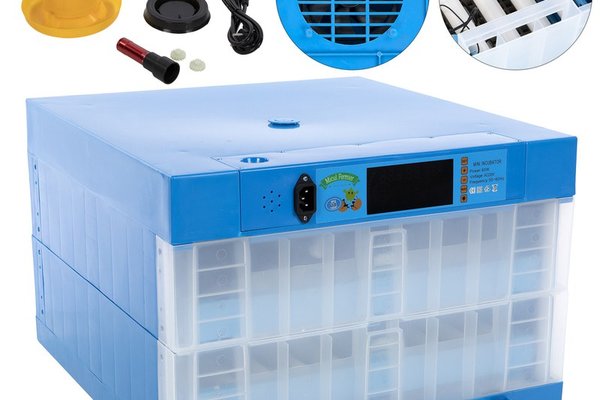 Incubator Oua Automat Micul Fermier GF-1509, 2 etaje, 128 Oua de Gaina, 64 Gasca, 96 Rata, 304 Prepelita