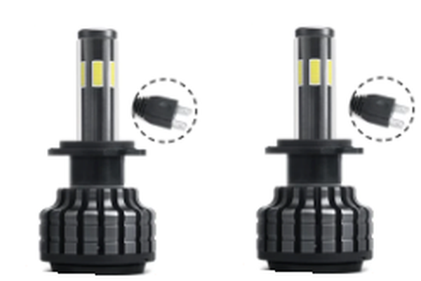 Set 2 Becuri H7 Led Auto X9 putere 60W temperatura 5500K 8000 lumeni/set