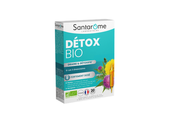 Detox Bio Santarome - 20 Fiole pentru Detoxifiere Naturala