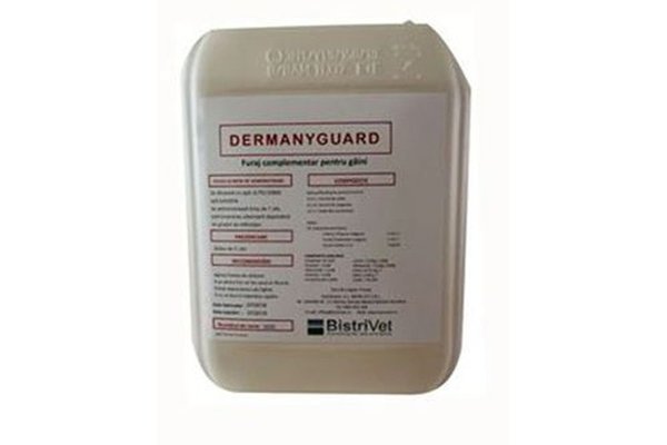 Dermanyguard - Furaj Complementar BIO, 5 L pentru Pasari