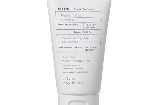 Korres Yoghurt - spuma de curatare cu iaurt grecesc, 75 ml