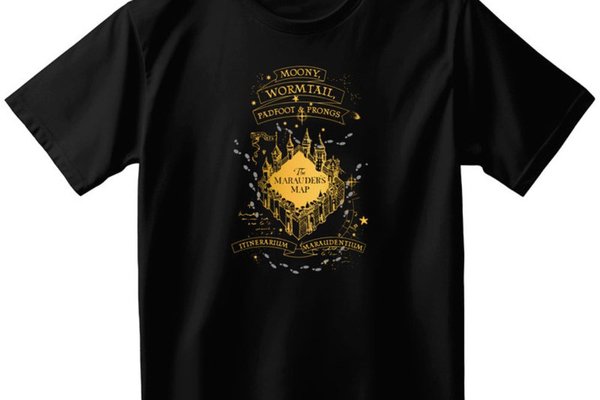 Tricou Harry Potter Marauders Negru - Marimea S