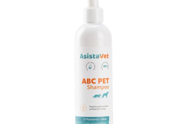 Sampon Hidratant si Hipoalergenic ABC PET, AsistaVet, 250 ml