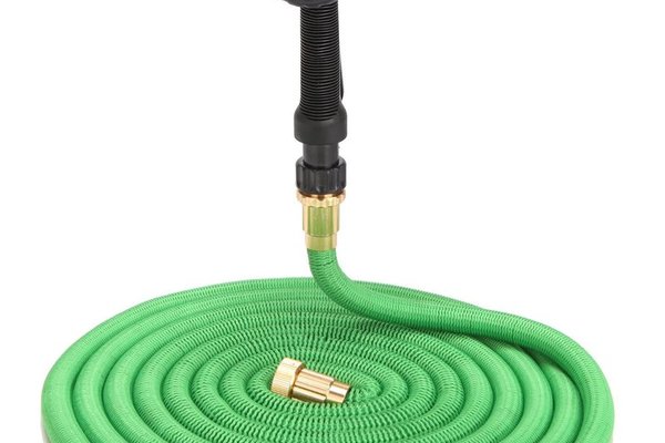Furtun Extensibil Magic Garden Hose cu Racord Metalic si Pistol Pulverizare Reglabil, 22-30m