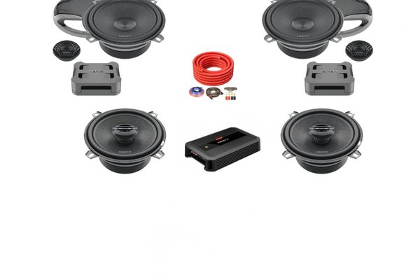 Pachet difuzoare auto cu amplificator pentru Opel Astra H facelift 2007 - 2010 Hertz Cento 840 W