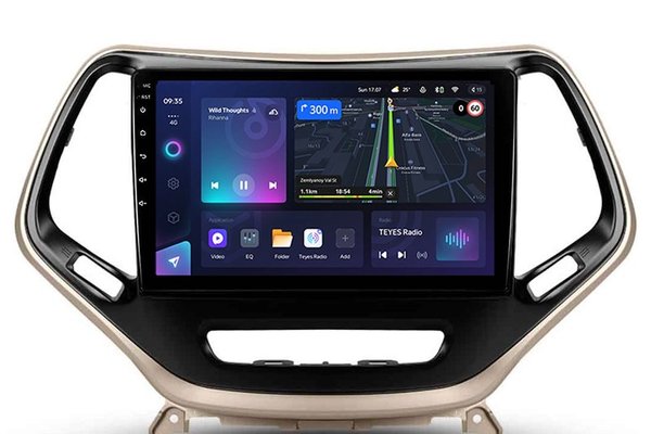Navigatie Auto Teyes CC3L Jeep Cherokee 5 2015-2018 4+64GB 10.2" IPS Octa-core 1.6Ghz, Android 4G Bluetooth 5.1 DSP